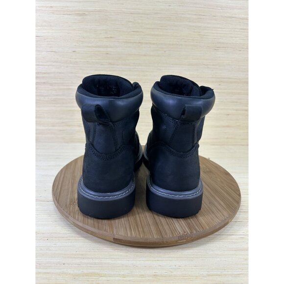 NEW Wolverine Floorhand Black Leather Steel Toe Boots Womens Size 9 - Picture 4 of 8